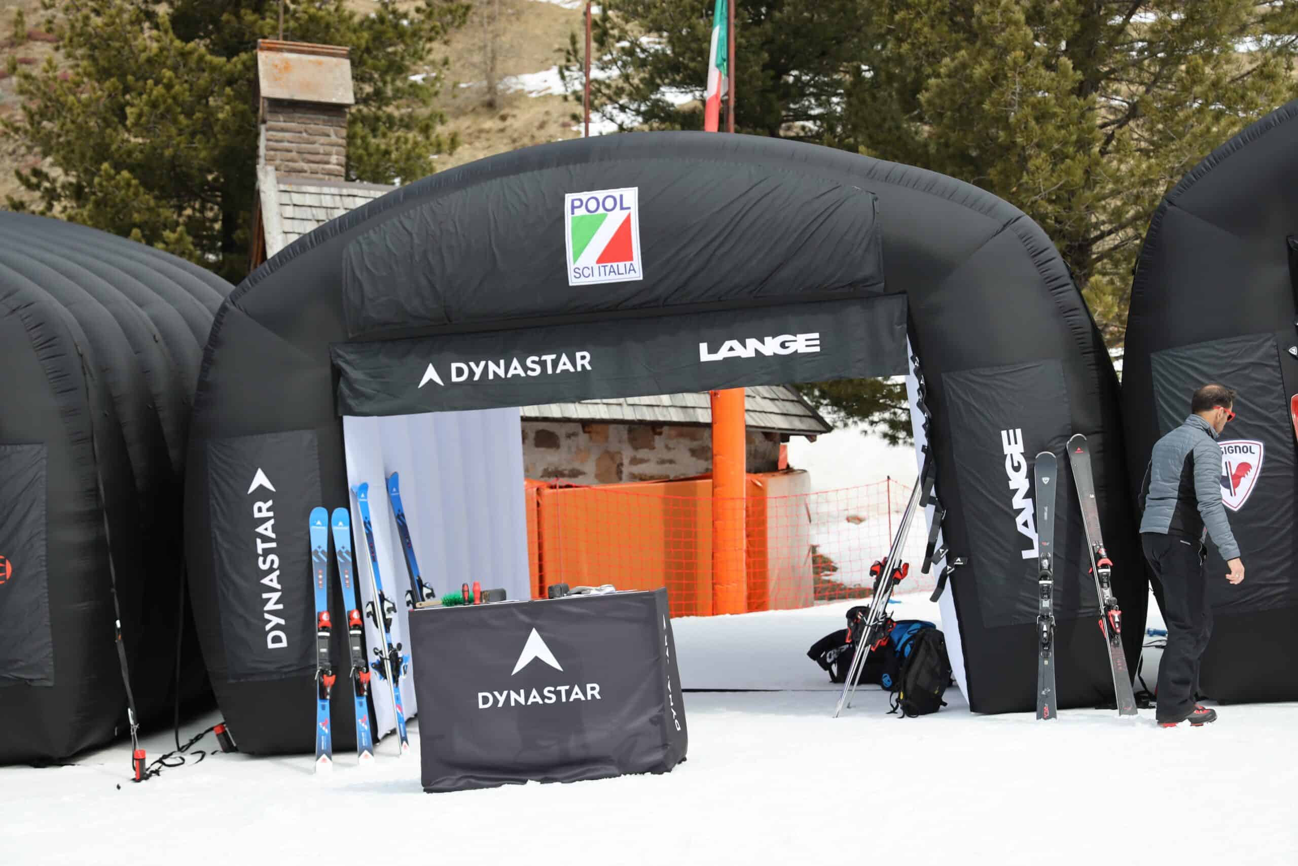 campo base test Pool sci Italia Dynastar