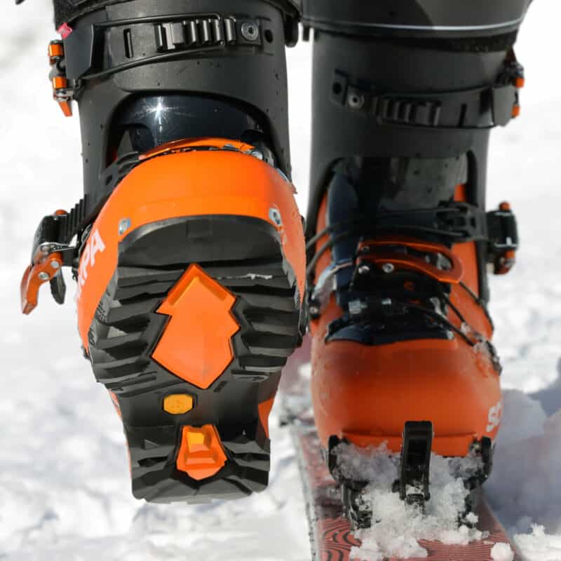 Suola Vibram per lo scarpone Scarpa Maestrale.
