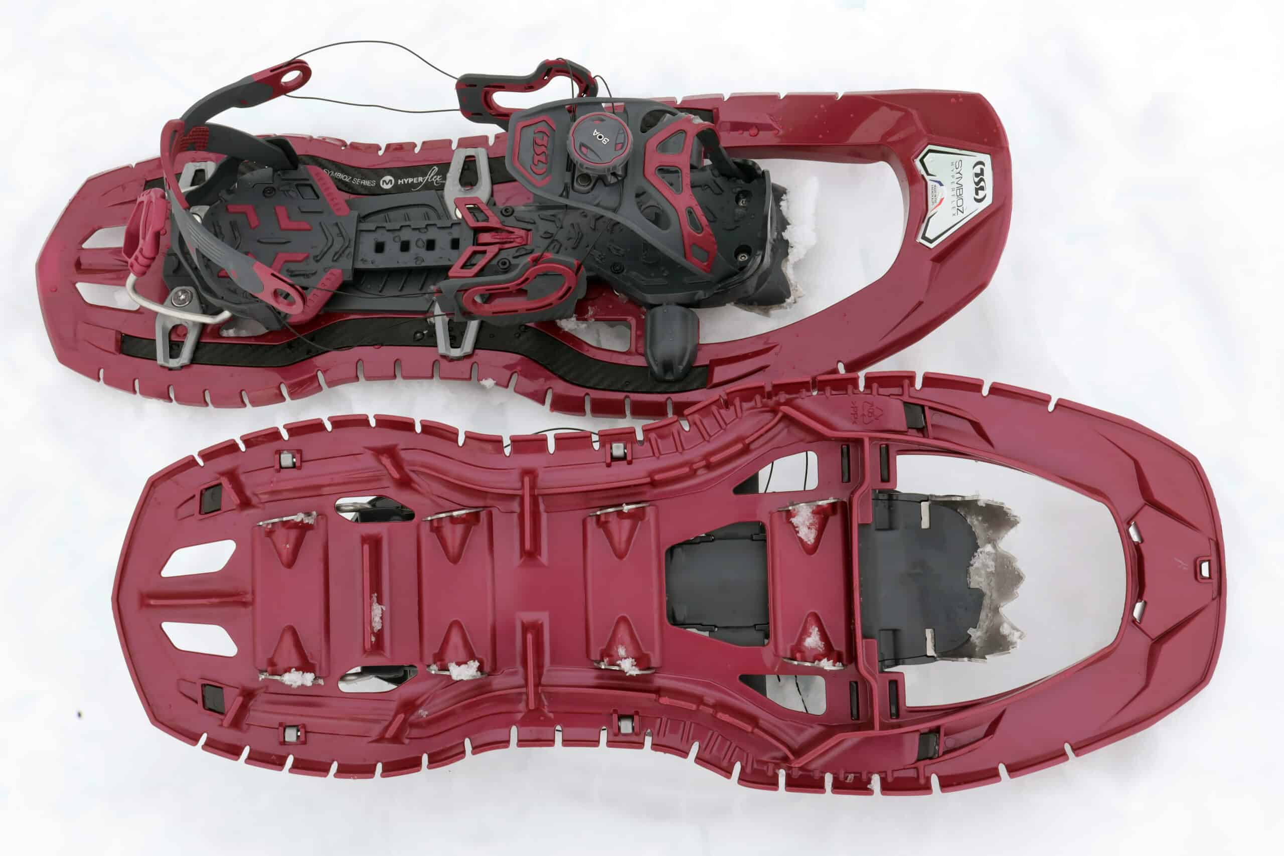 Fronte e retro della ciaspola TSL Hyperflex Instinct.