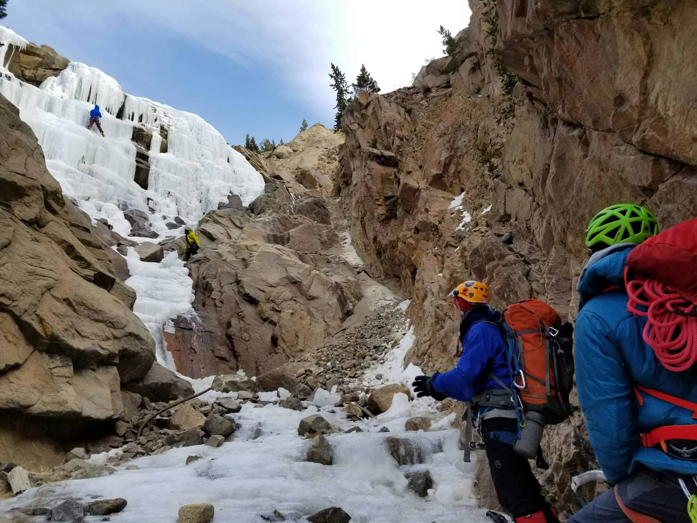 Arrampicata su ghiaccio e su roccia