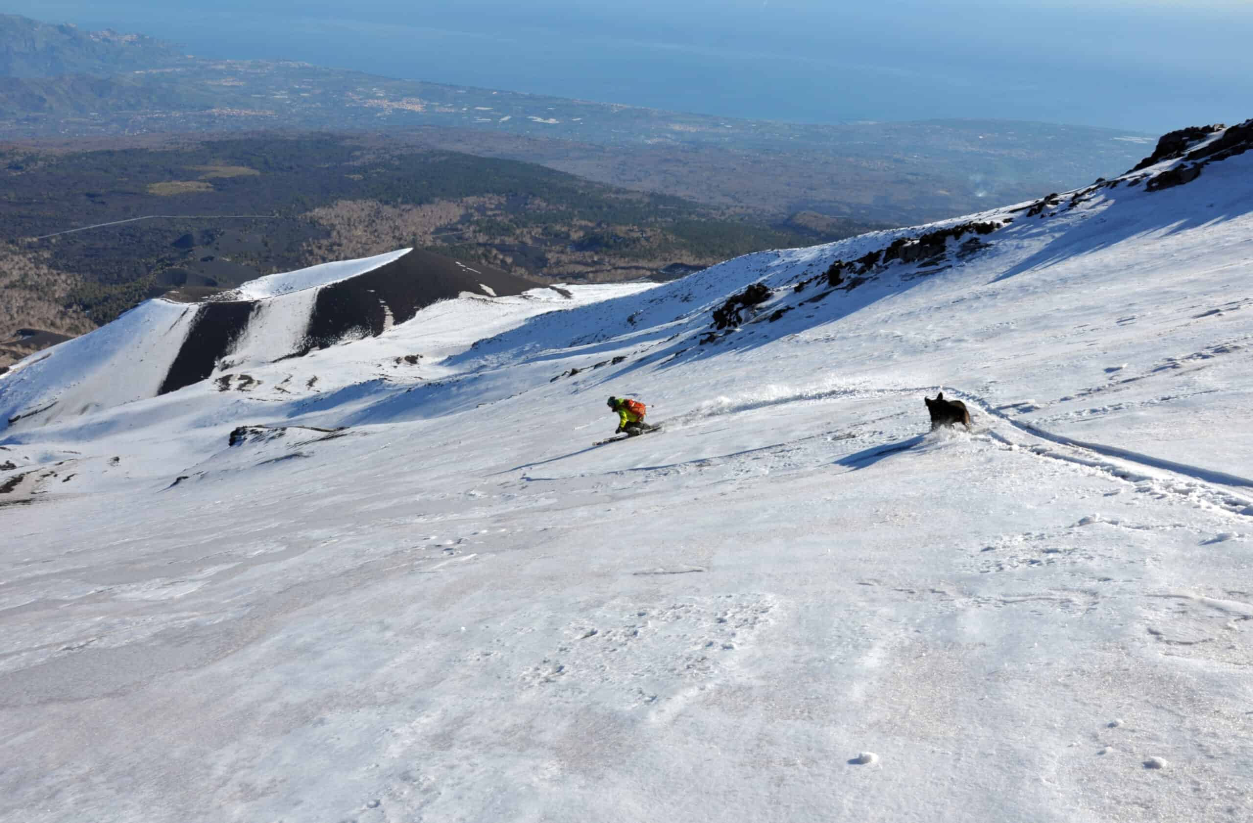 scialpinismo sull'Etna