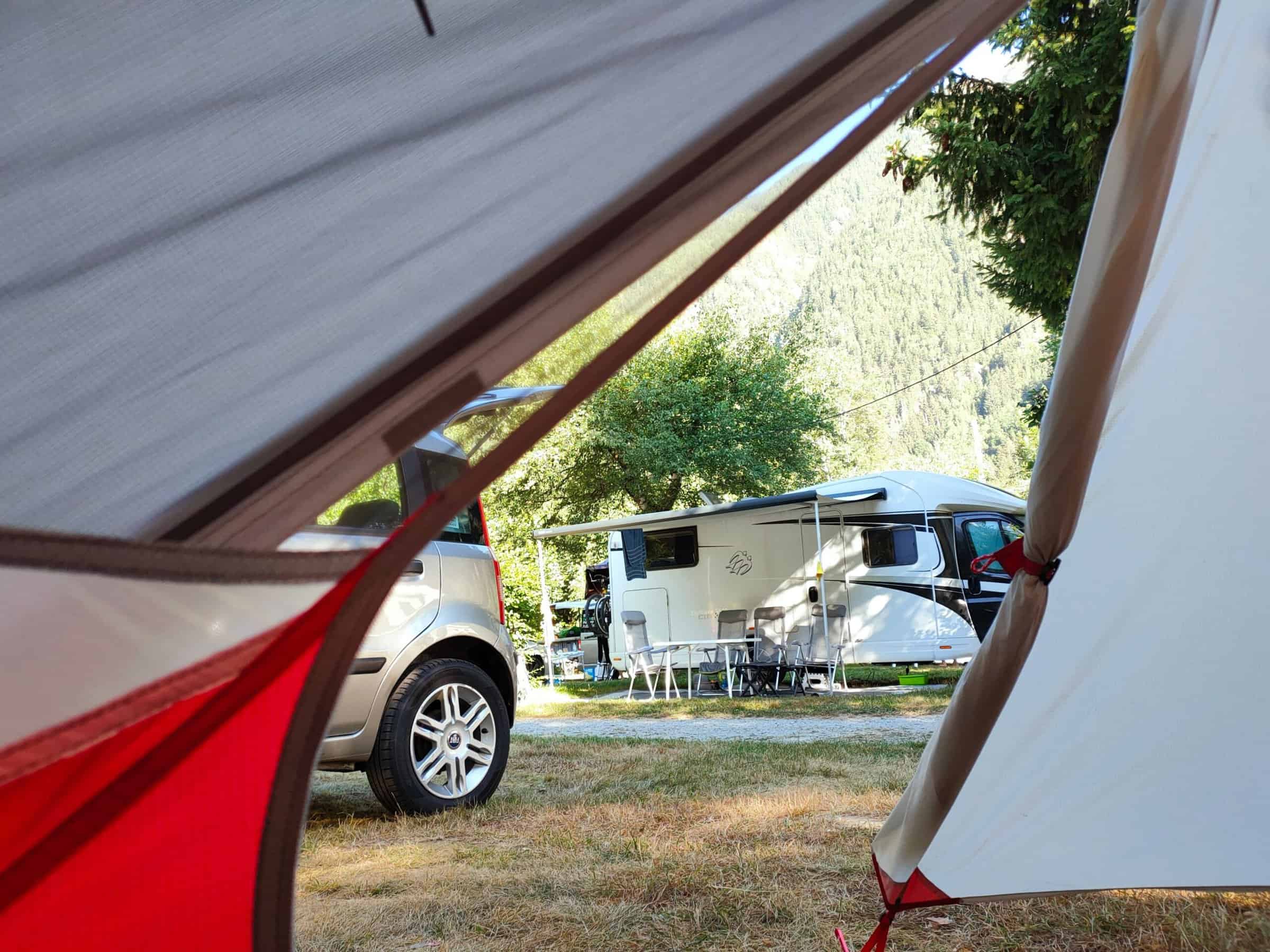 Notte in tenda