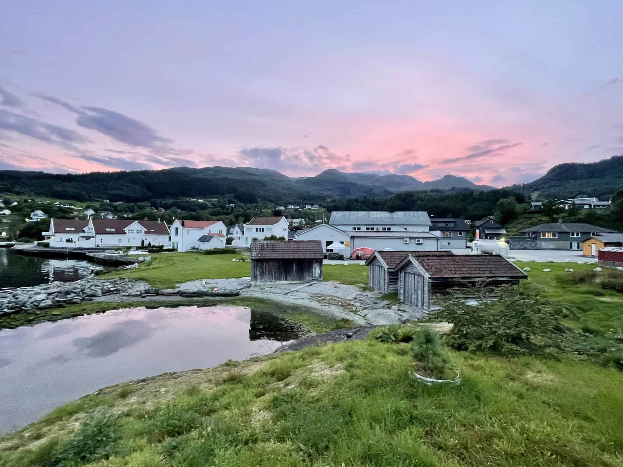 Tramonto in Norvegia