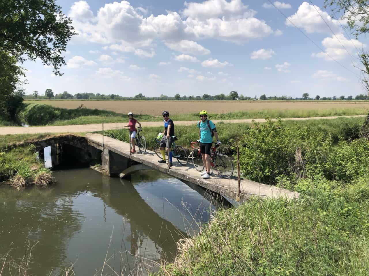 Tra campi e risaie a sud di Milano in bici