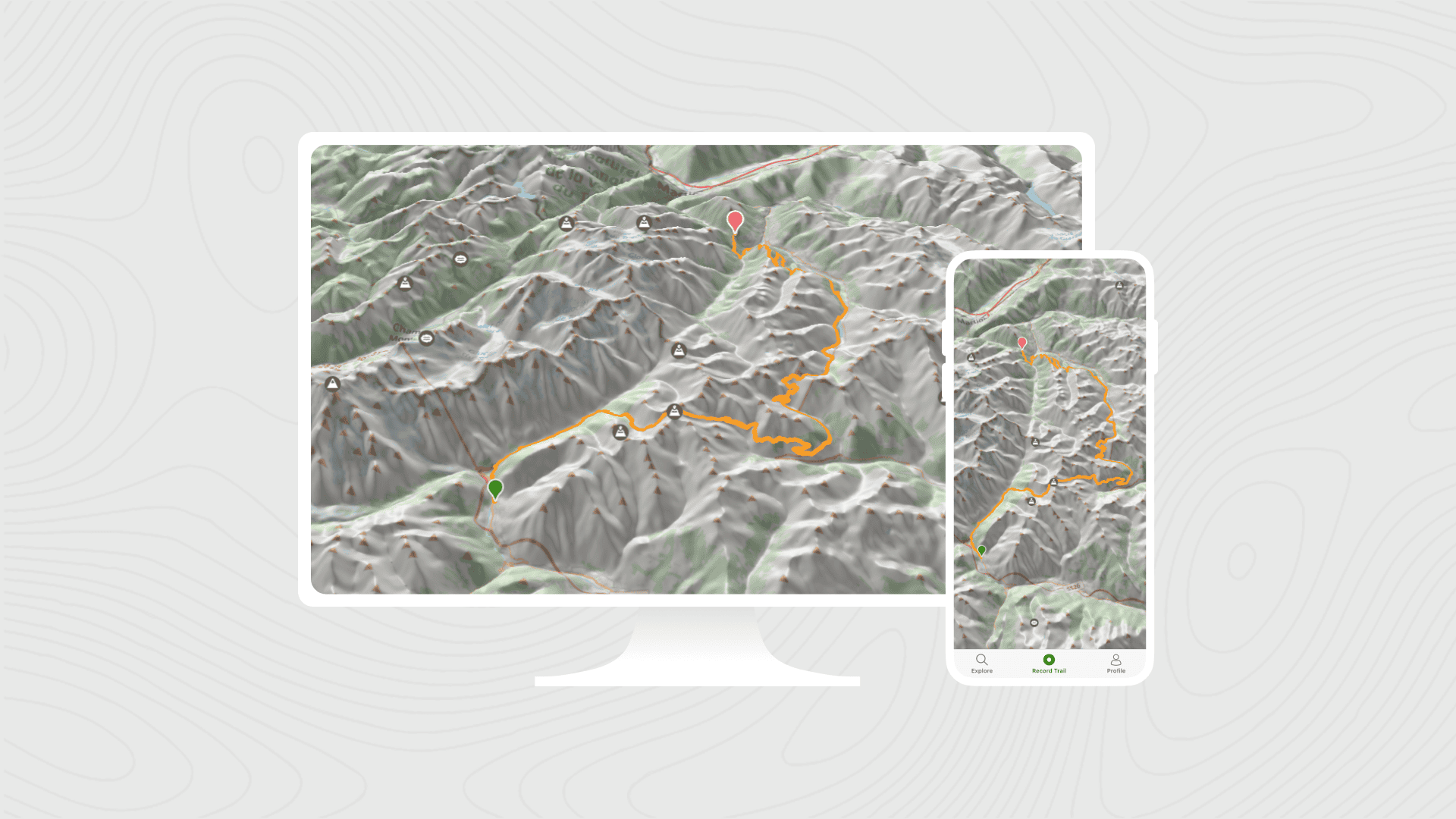 Wikiloc mappe 3D