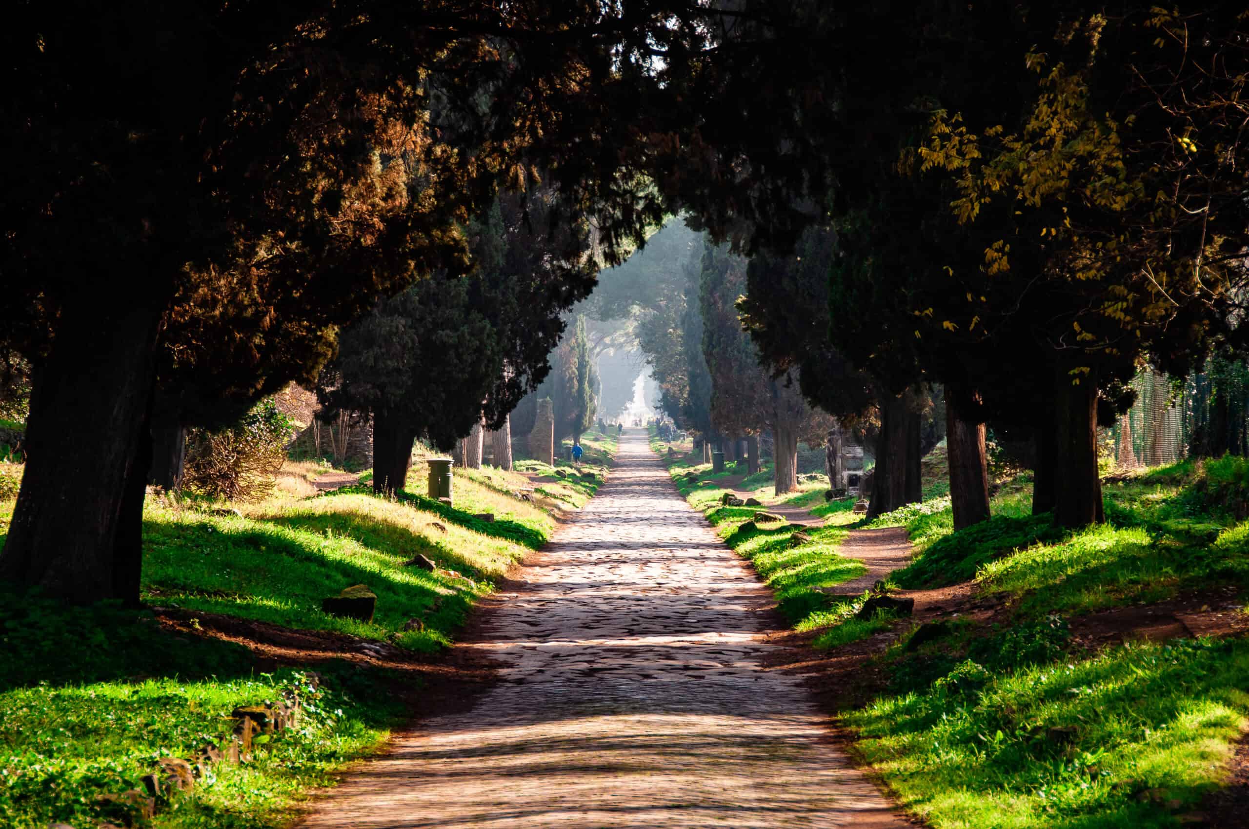 La Via Appia Antica. Foto di Giampaolo MacorigItinerari gravel a Roma