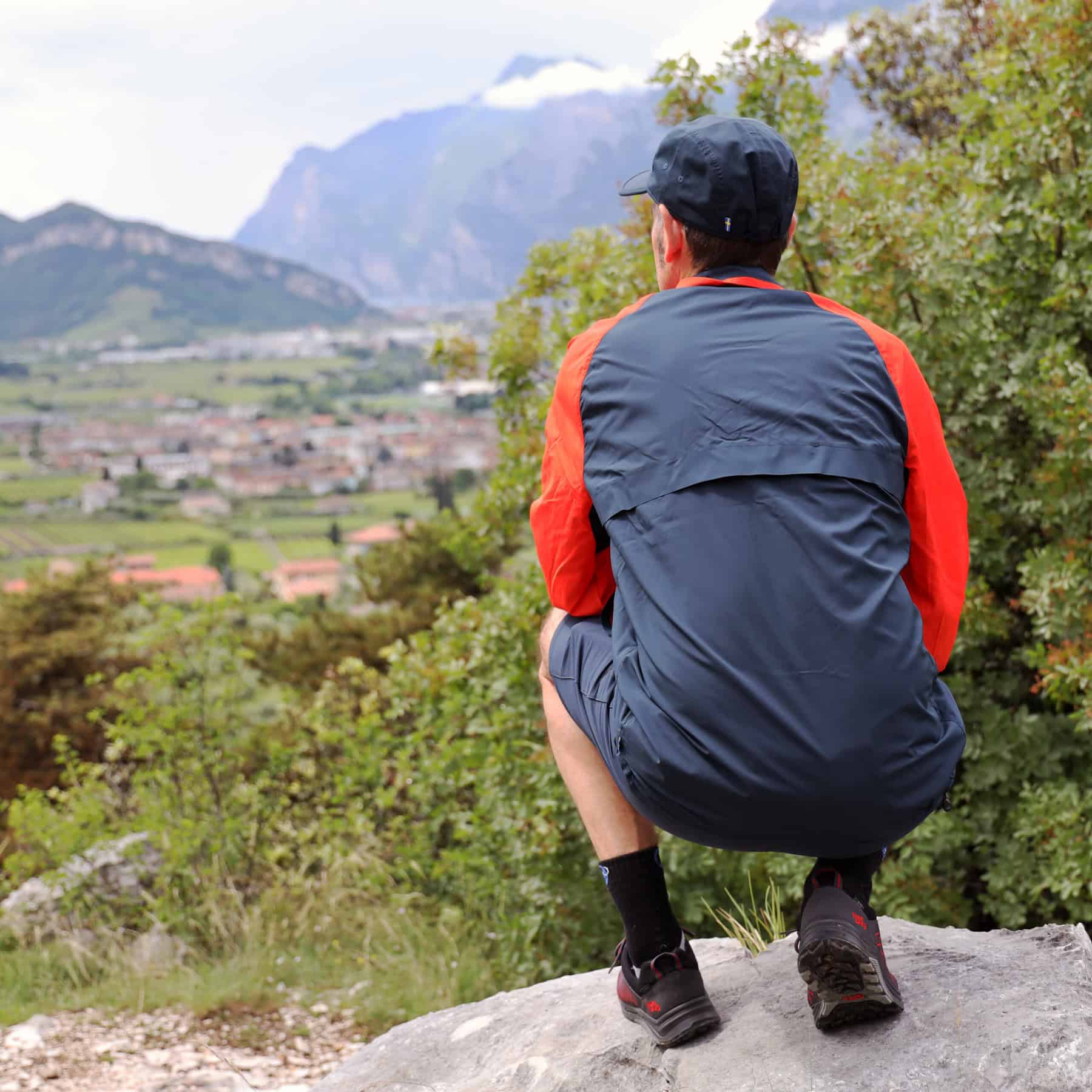 Fjällräven Hc Hybrid Wind Jacket particolare parte posteriore
