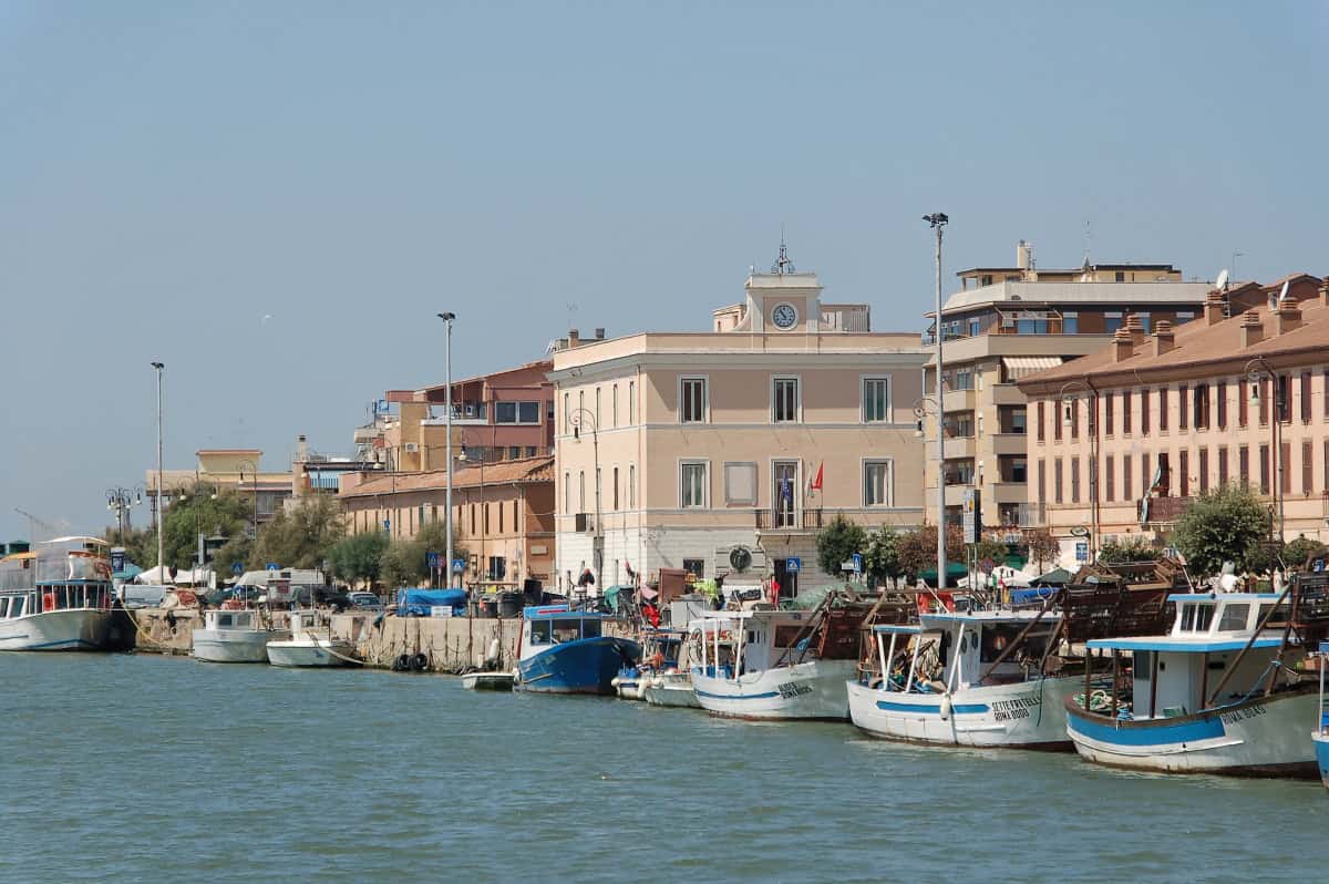 Fiumicino, foto di Ra Boe da wikimedia. Itinerari gravel a Roma
