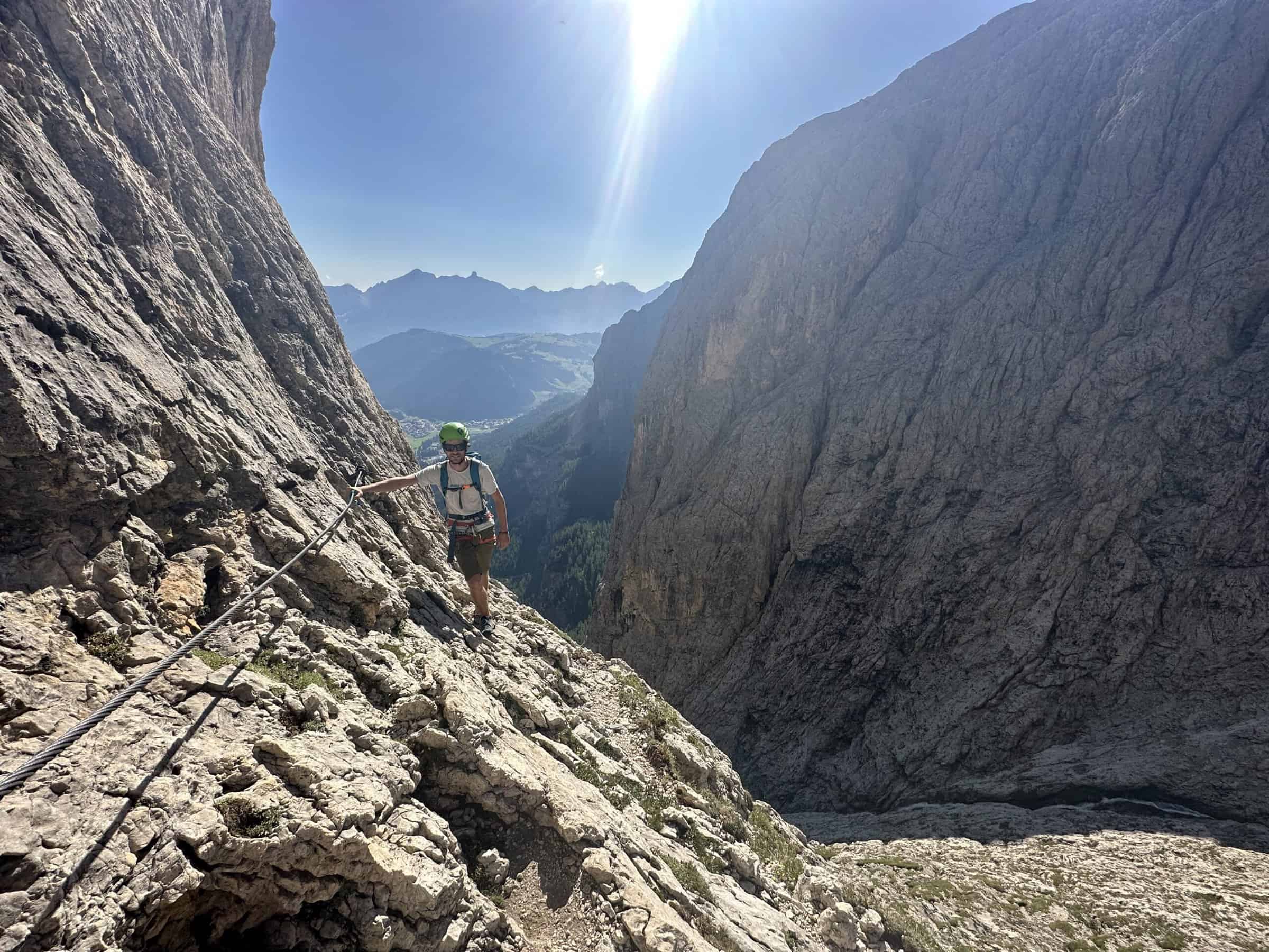 attrezzatura per ferrata
