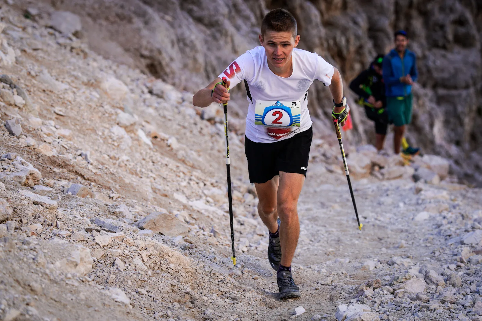usare i bastoncini da trail running