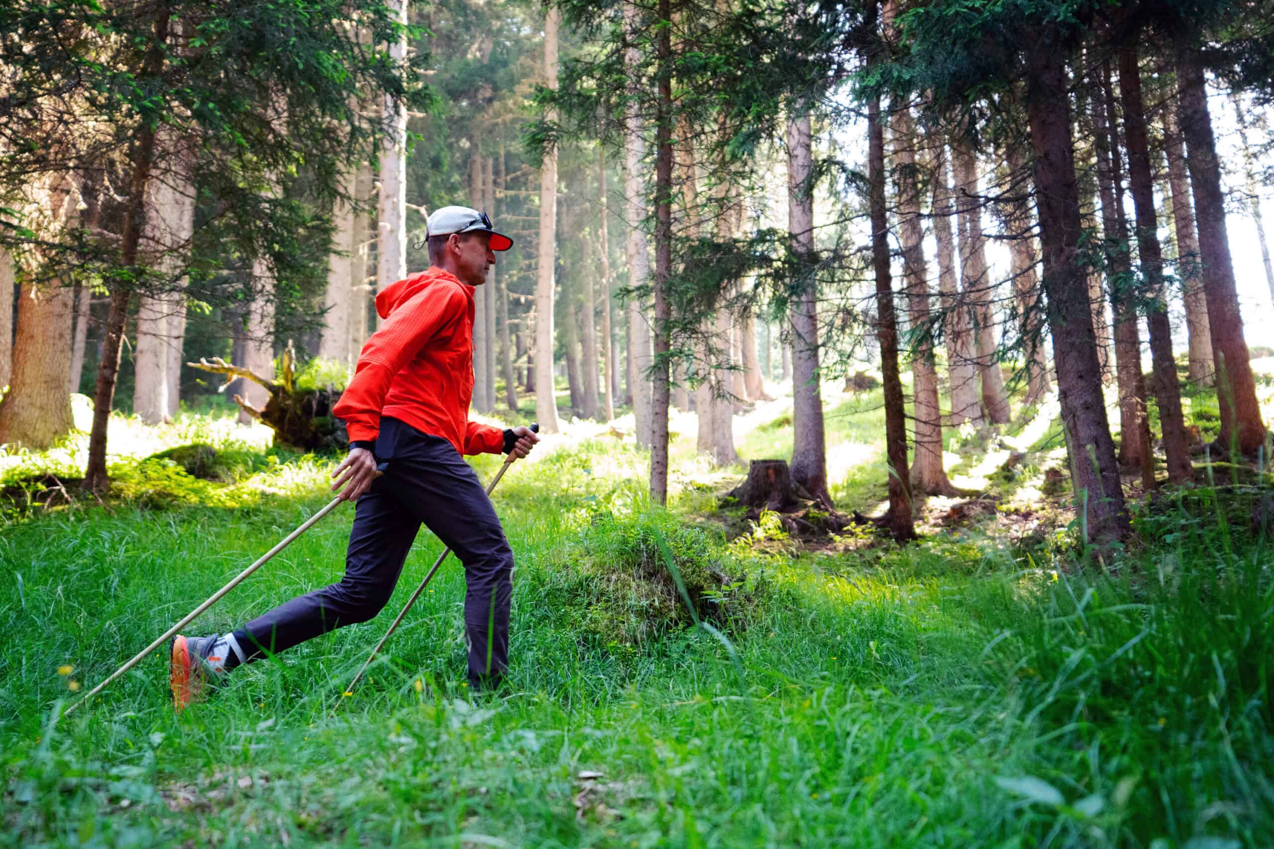 Nordic walking in libertà con il bastone Komperdell Bayamo.
