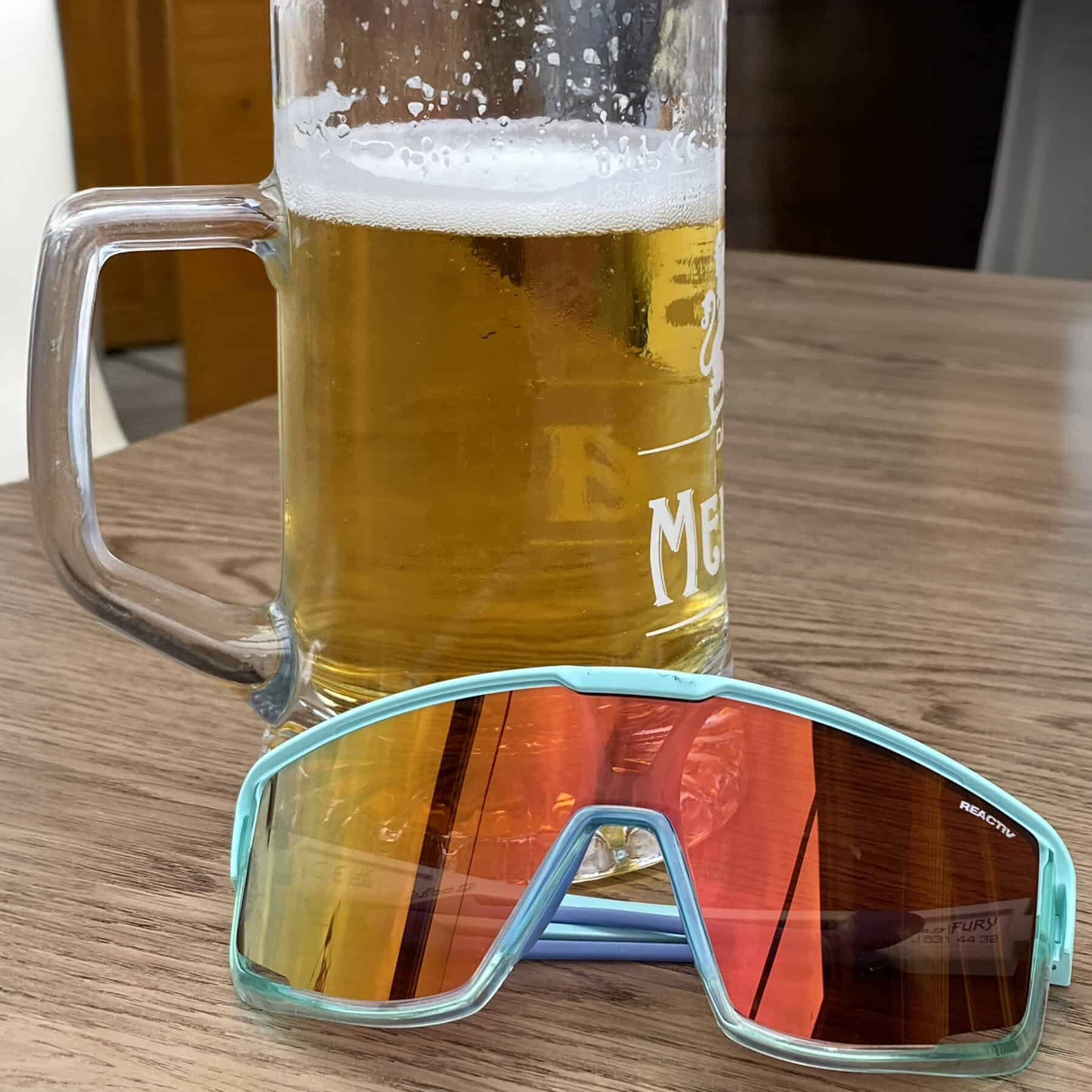 Pausa meritata al termine dell'ottimo test dell'occhiale Julbo Fury.