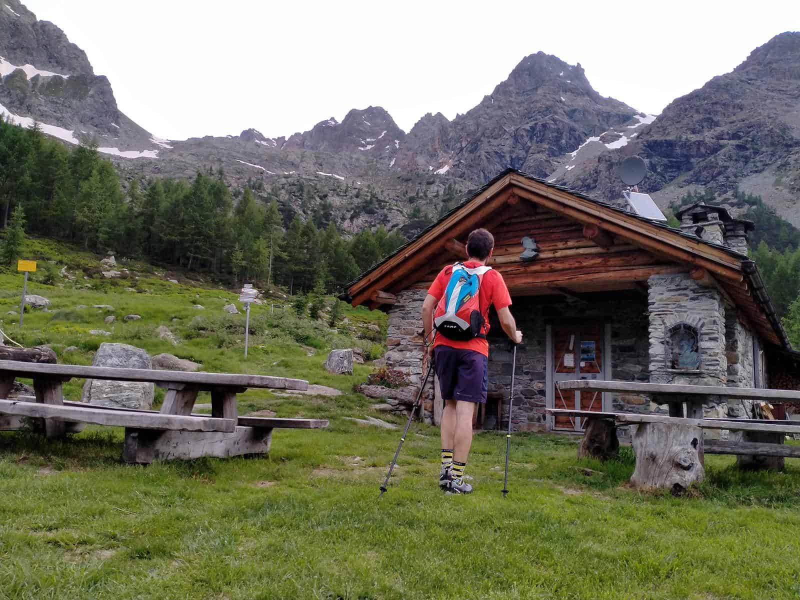 Il Bivacco Alpini, non custodito.