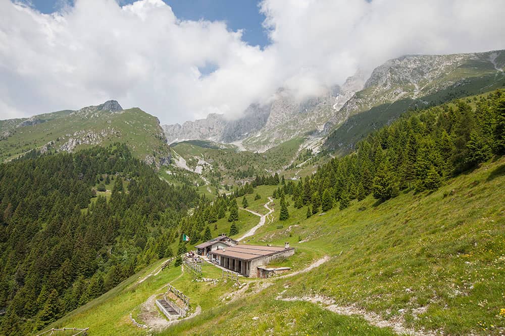 Rifugio Baita Cassinelli alla Presolana.