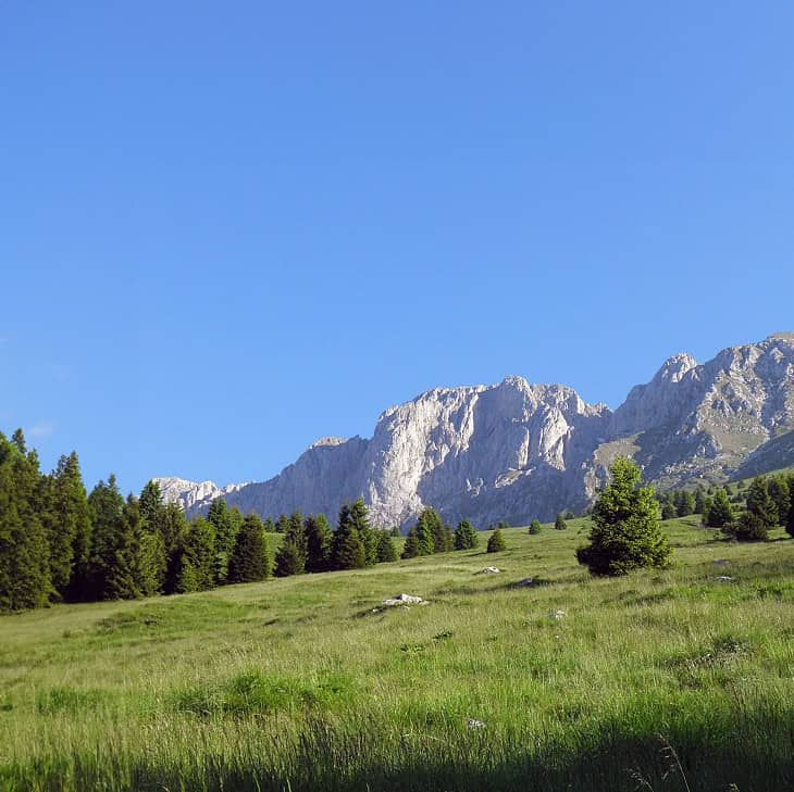 Il massiccio della Presolana.