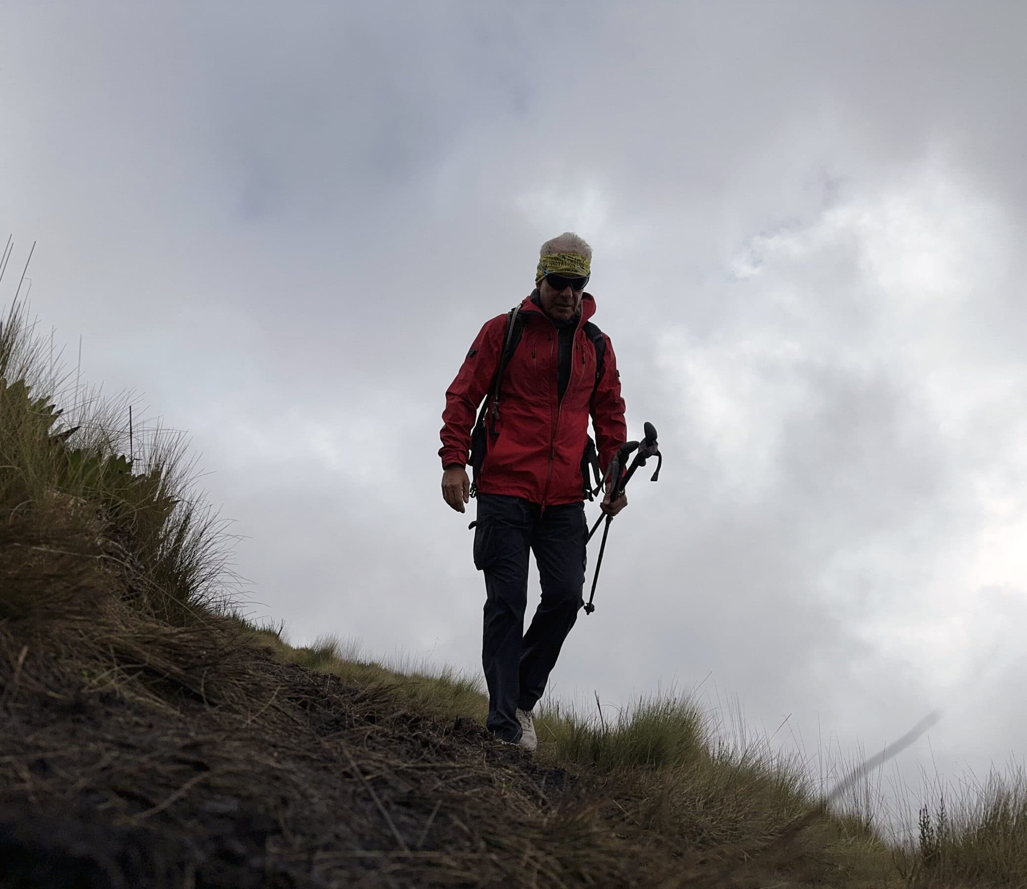 Test Kinesia Achilles Crew, in discesa dalle pendici del Monte Kenya.