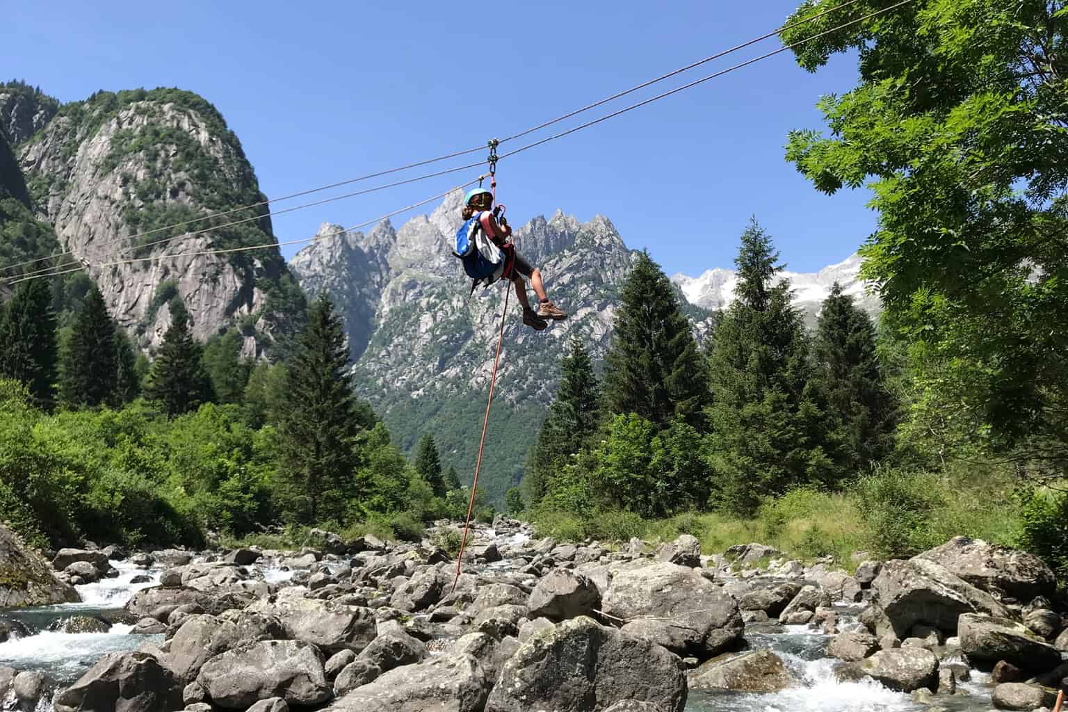 zip line Festa delle Guide Val Masino