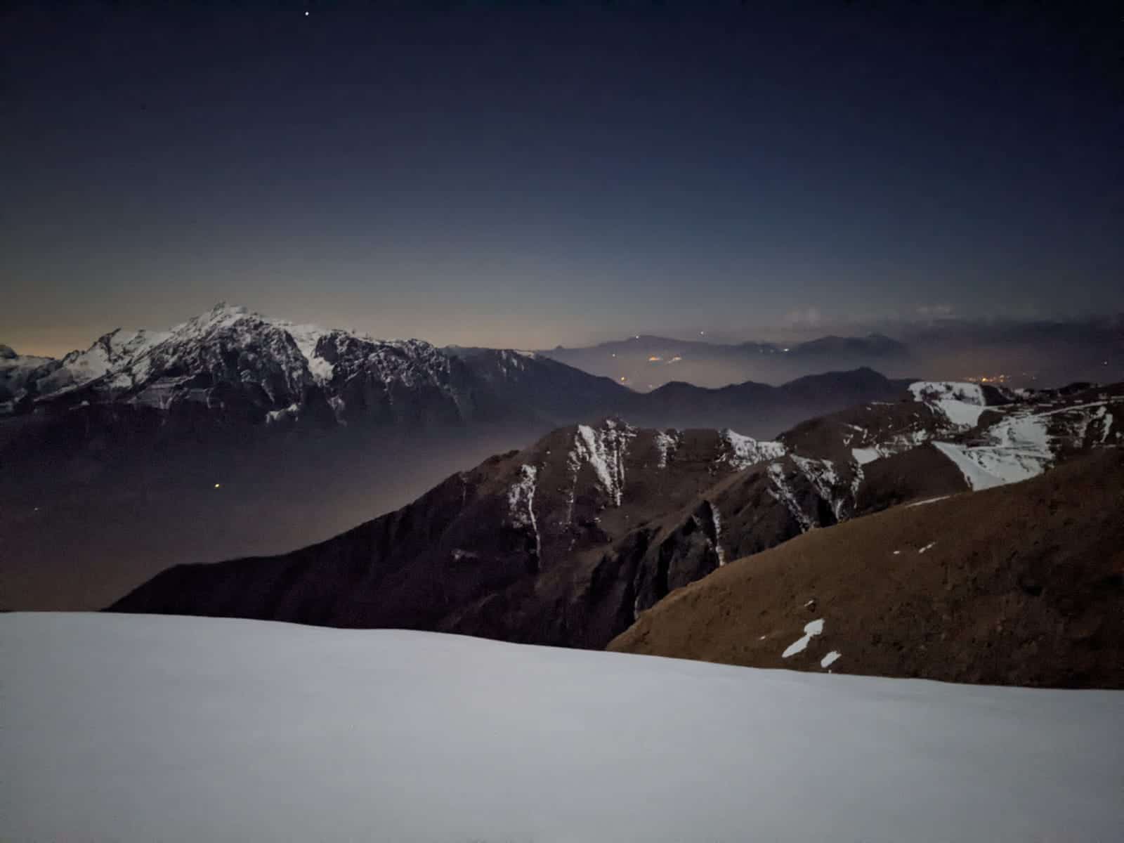 Ciaspolata con luna piena al Rifugio Grassi