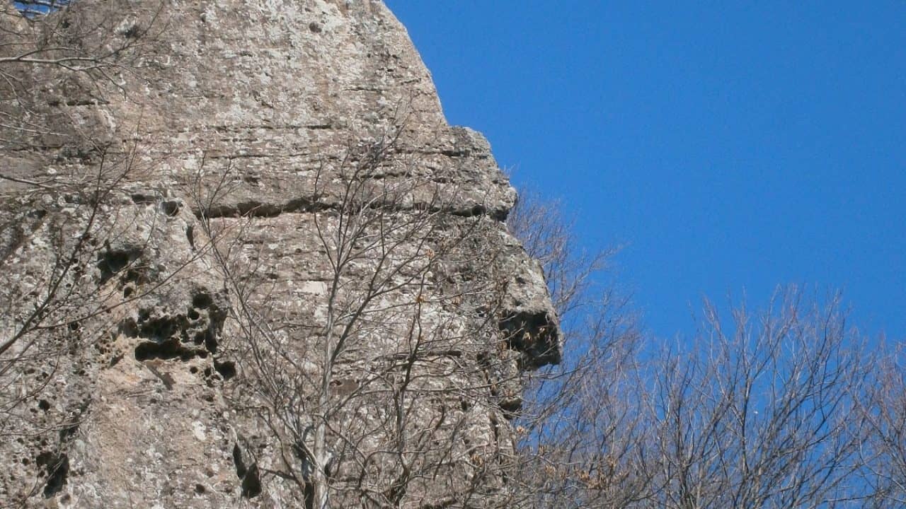 Vista sul sasso di Dante