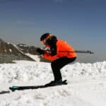 Il tester Angelo Galbiati allo Stelvio con Kaestle RX9.