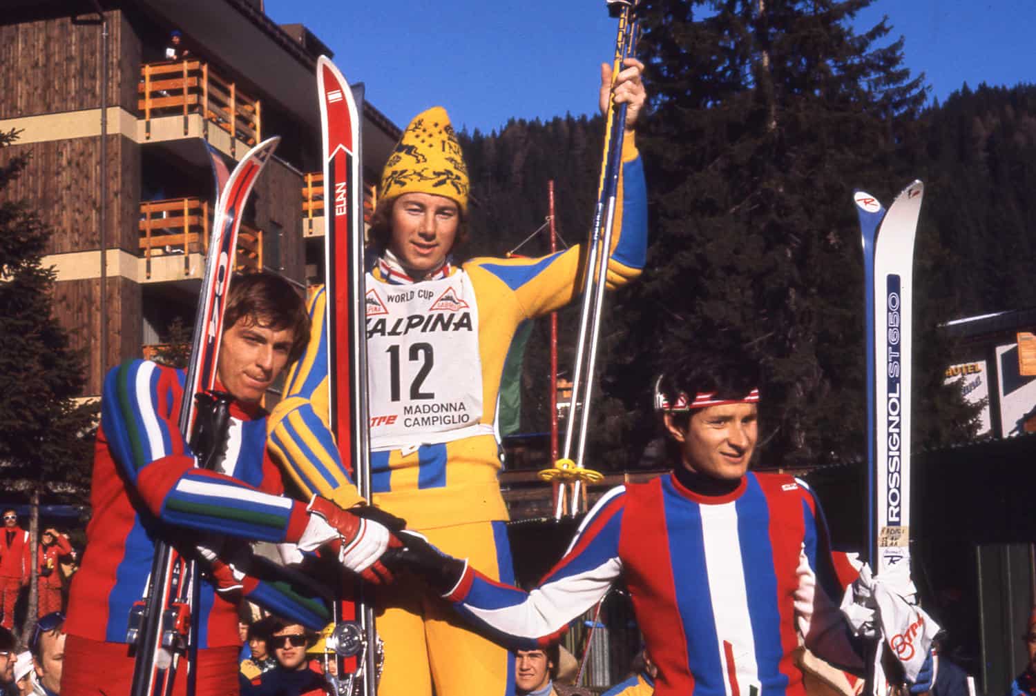 Paolo De Chiesa, Ingemar Stenmark e Fausto Radici